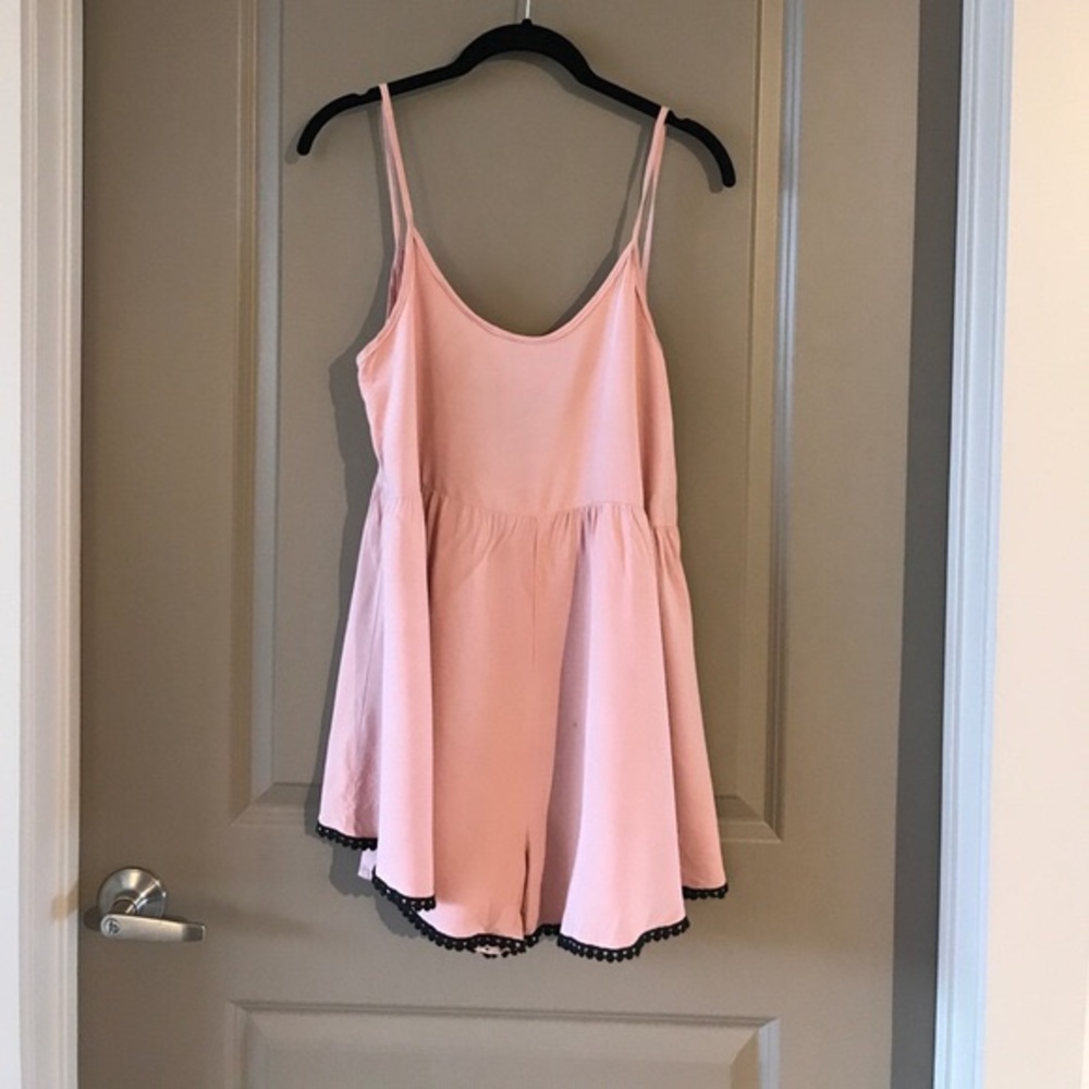 Audrey light pink romper